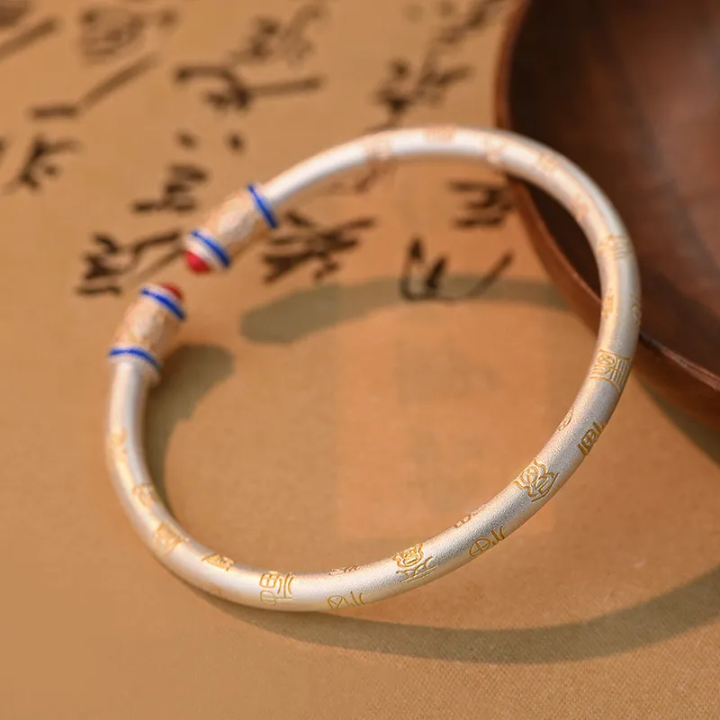 Ascending S 990 Silver Sterling Silver Bracelets Unisex-4