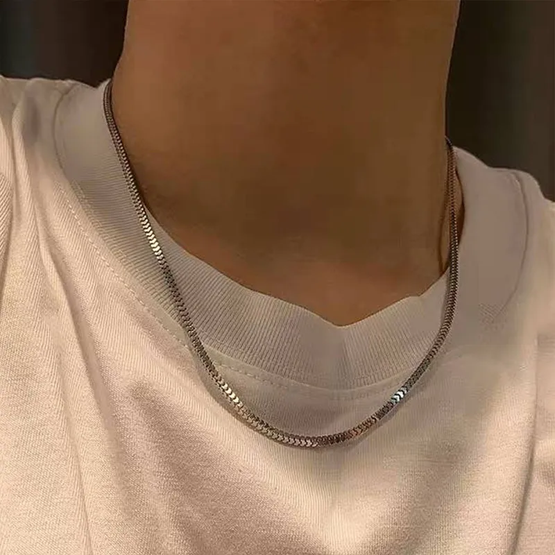 Ascending S925 Necklaces Unisex-1