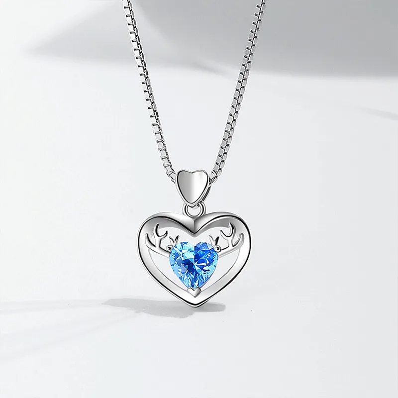 Ascending S925 Silver Necklaces Women's-6
