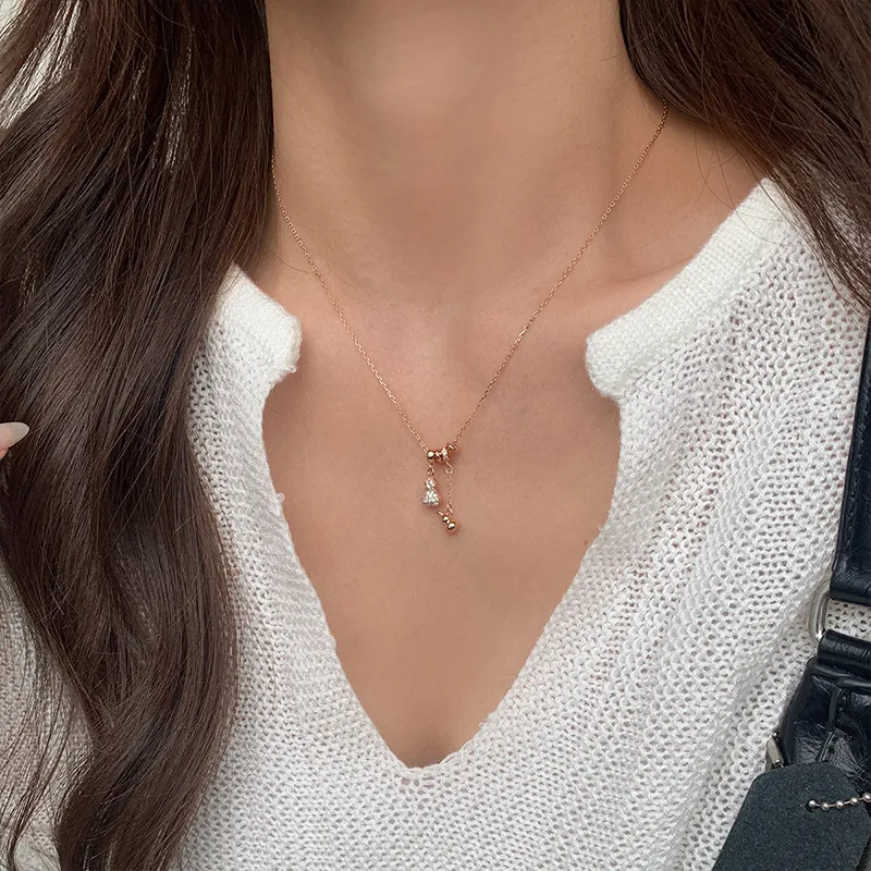 Ascending S925 Silver Necklaces Women's-7