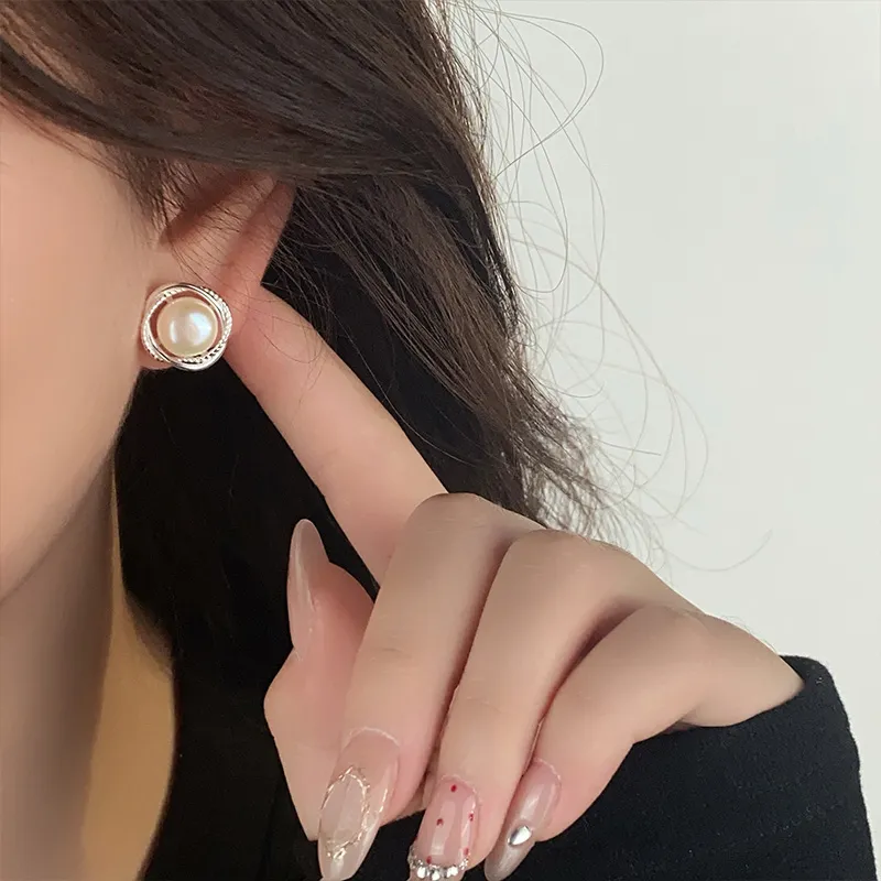 Ascending 999 Fine Silver Stud Earrings Women's-14