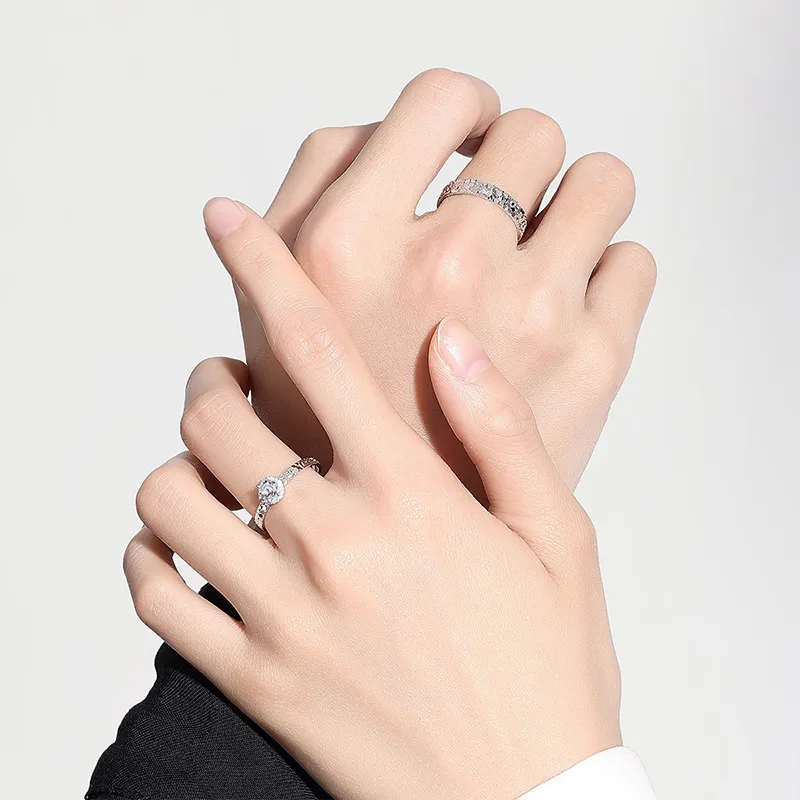 Ascending S925 Silver Rings Unisex-6