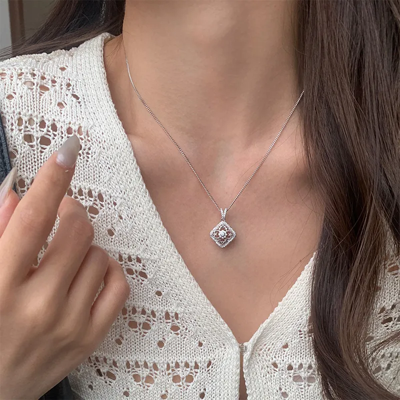 Ascending S925 Silver Necklaces Women's-1