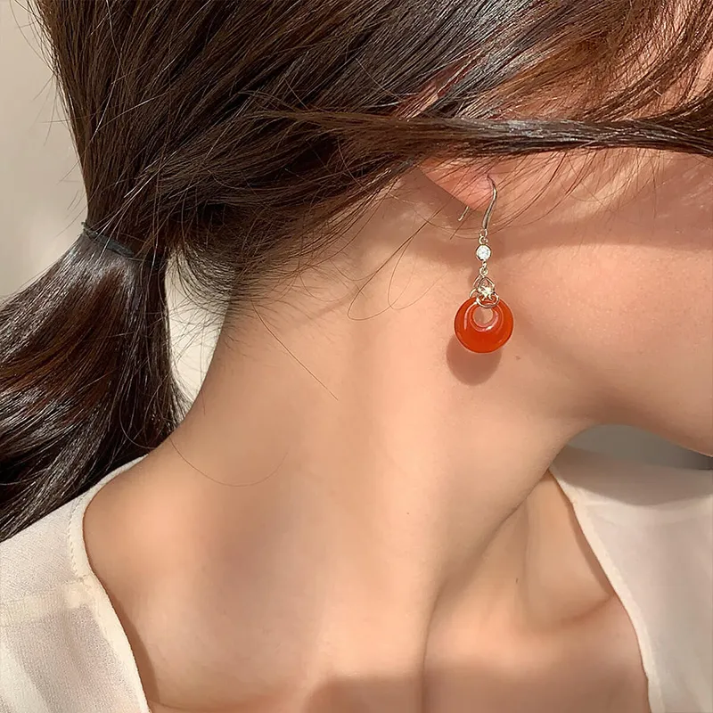 Ascending Agate Earrings Women's-2