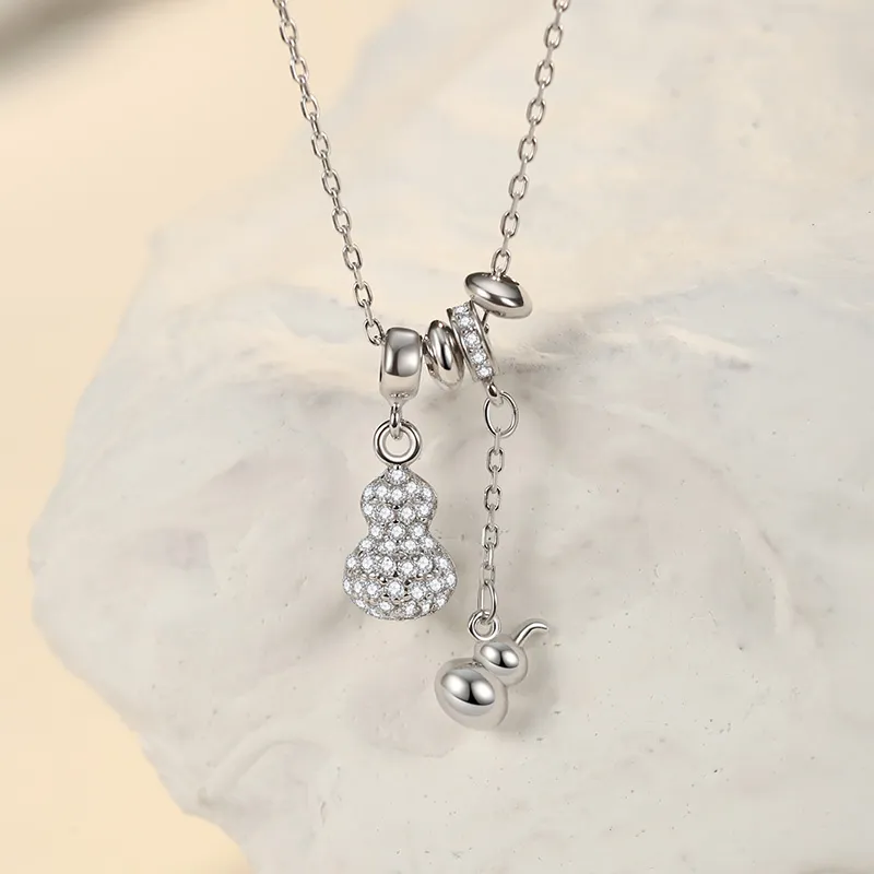 Ascending S925 Silver Necklaces Women's-3