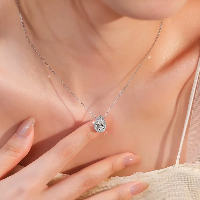Ascending S925 Is Cubic Zirconia Necklaces Women's-5