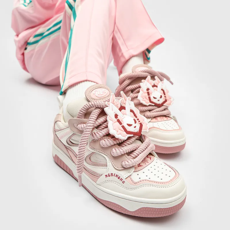MR.PESIN Low Top Skateboard Shoes Unisex Pink-5