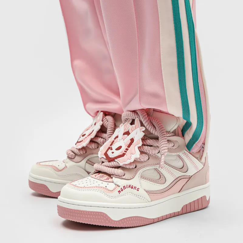 MR.PESIN Low Top Skateboard Shoes Unisex Pink-7