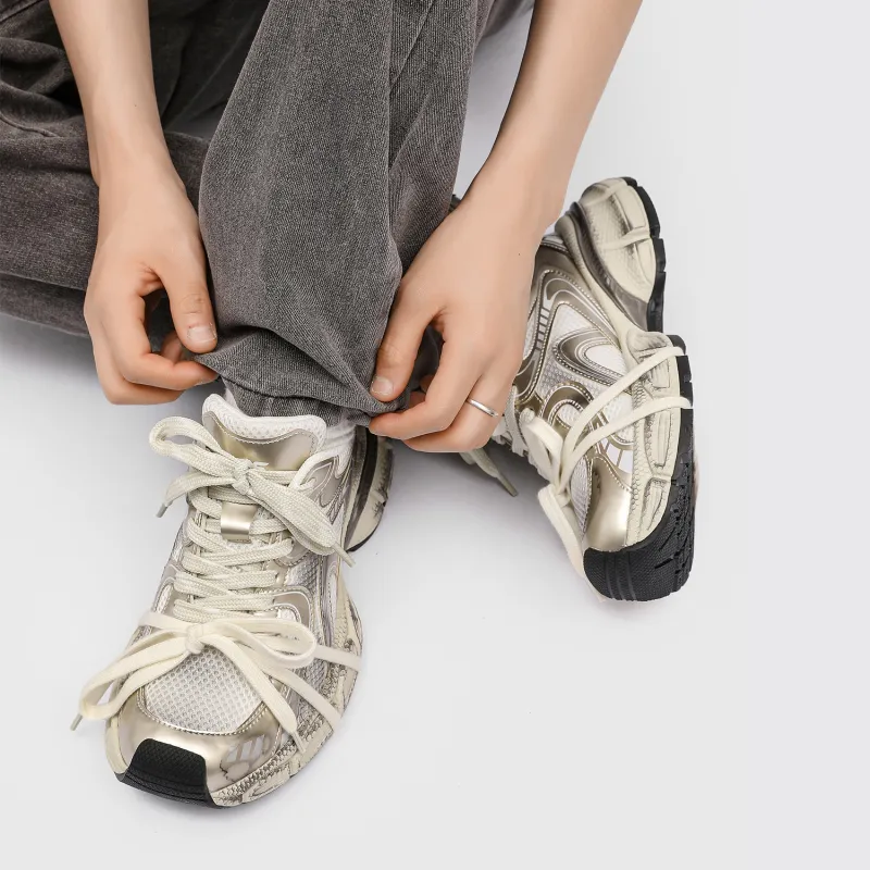 MR.PESIN Low-Top Chunky Sneakers Unisex-8
