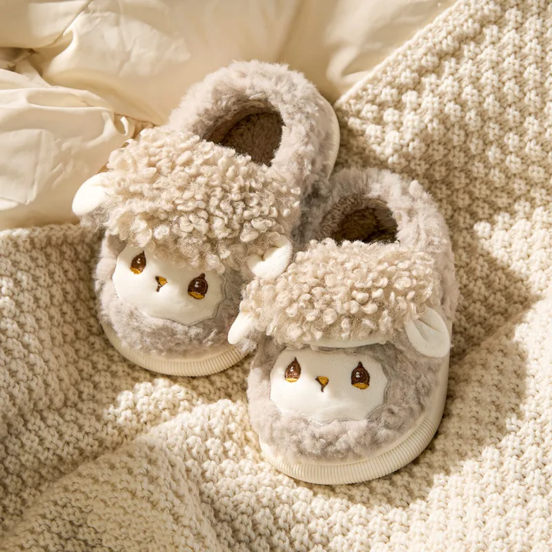 Cheerful Mario Cotton Slippers Pink/Apricot/Blue-6