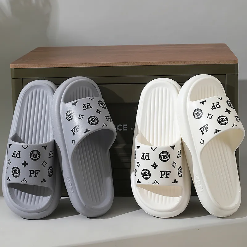 PAUL FRANK Slippers Cream Apricot/Dusty Pink/Black/White/Green/Dark Blue/Dark Gray-18
