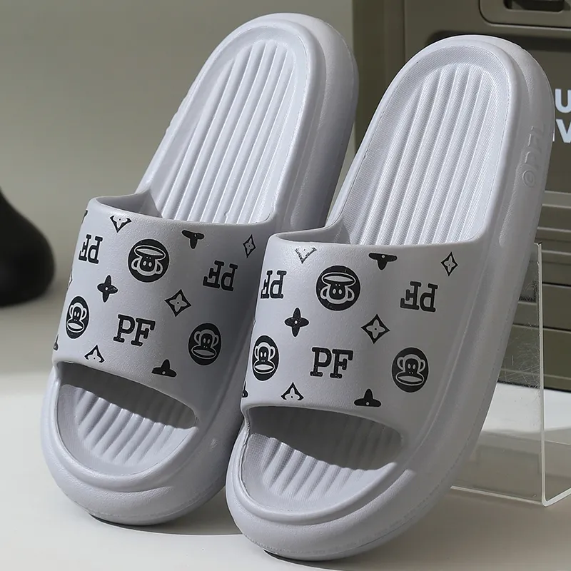 PAUL FRANK Slippers Cream Apricot/Dusty Pink/Black/White/Green/Dark Blue/Dark Gray-29