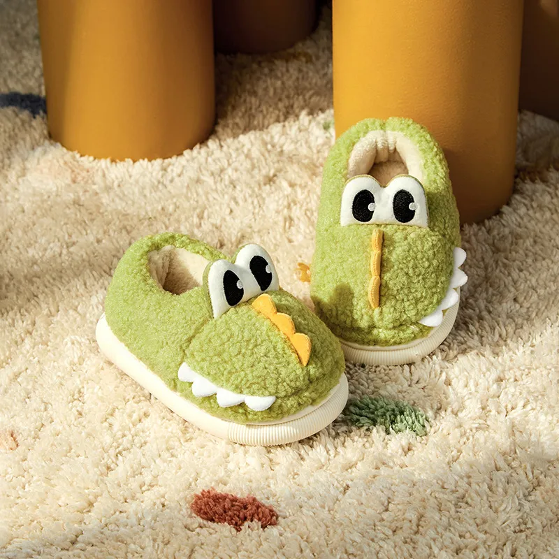 Cheerful Mario Cotton Slippers Navy Blue/Green-8