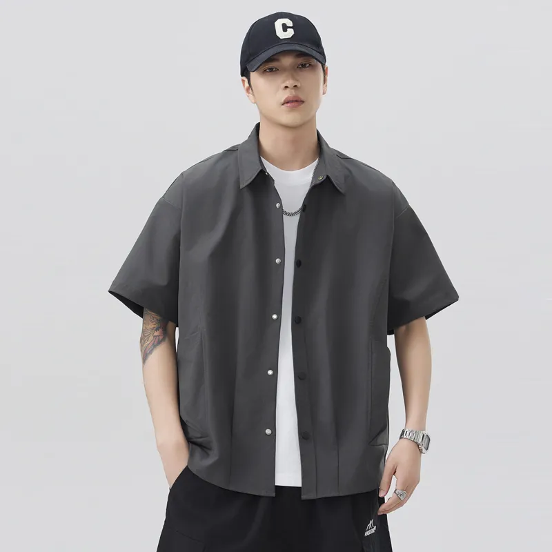 TESTUNG Fashion Minimalist Style Shirt Unisex-26