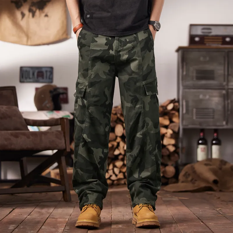 Paddy Julia Cargo Pants Unisex Camouflage-2