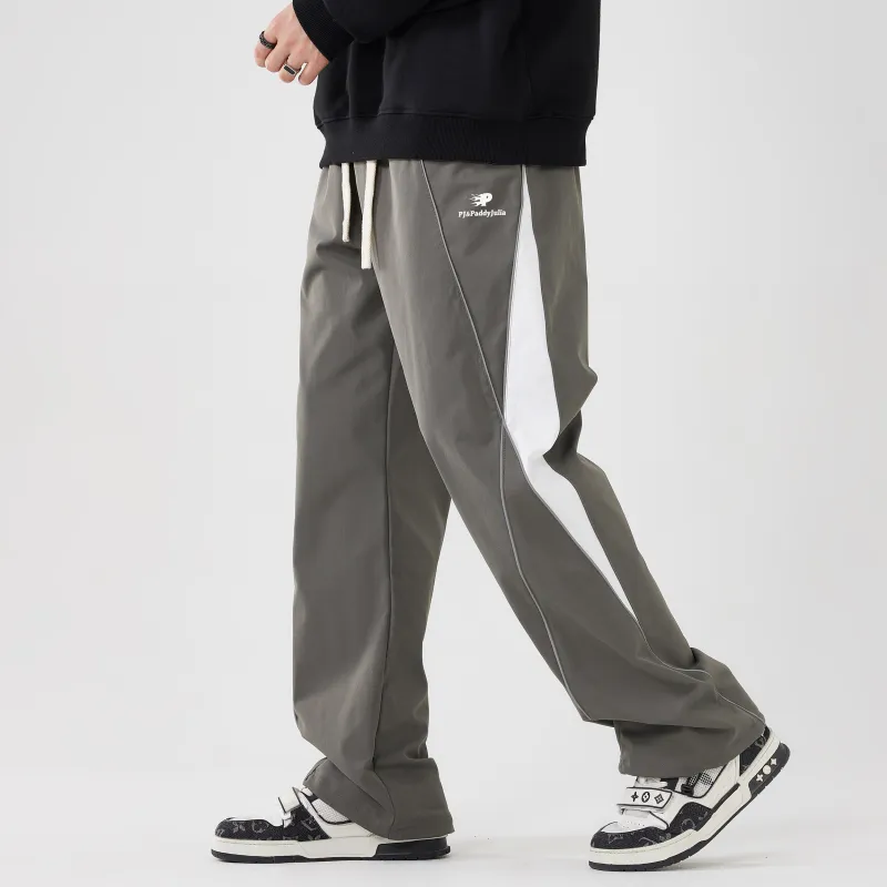paddy julia Stitchwork Reflective Stripes Unisex Casual Pants-9