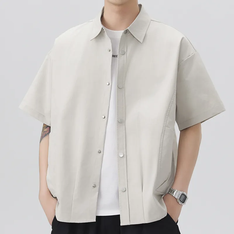 TESTUNG Fashion Minimalist Style Shirt Unisex-13