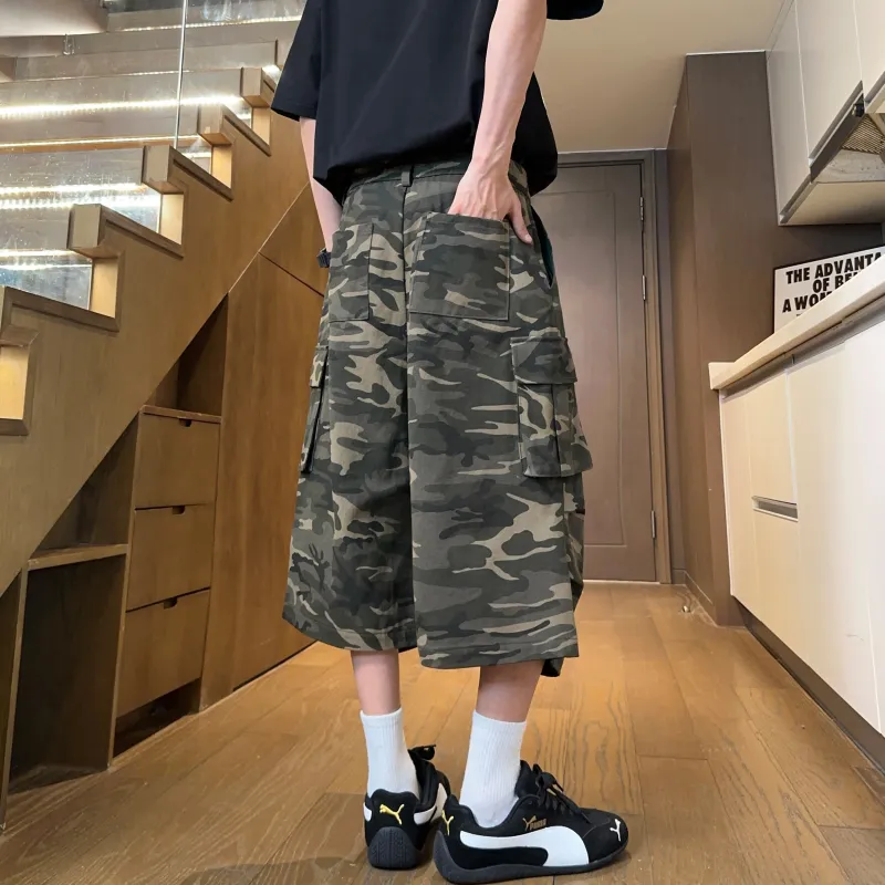 Paddy Julia Cargo Shorts Unisex Camouflage-4