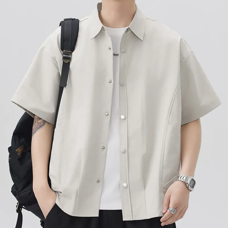 TESTUNG Fashion Minimalist Style Shirt Unisex-15