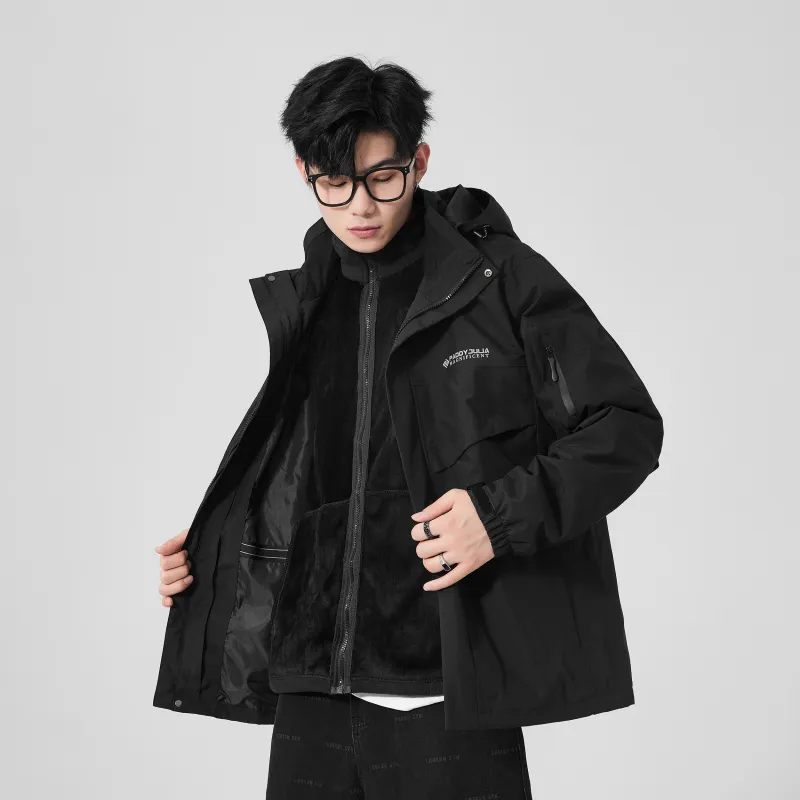 Paddy Julia Windbreaker Jacket Unisex Black-5