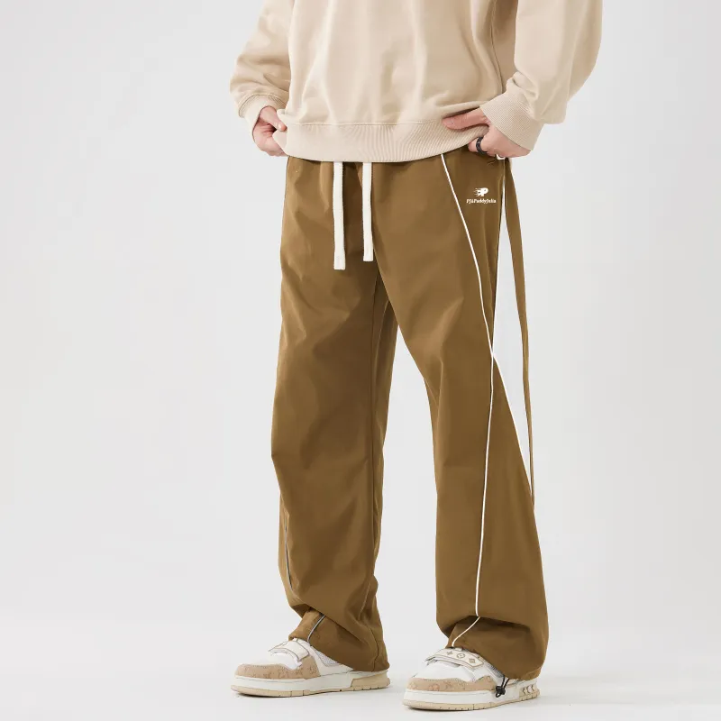 paddy julia Stitchwork Reflective Stripes Unisex Casual Pants-3