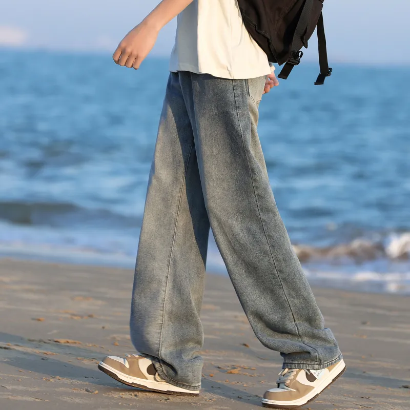 Paddy Julia Jeans Thickened And Fleece Lined Optional Unisex-4