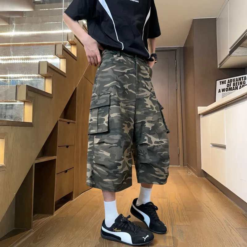 Paddy Julia Cargo Shorts Unisex Camouflage-2