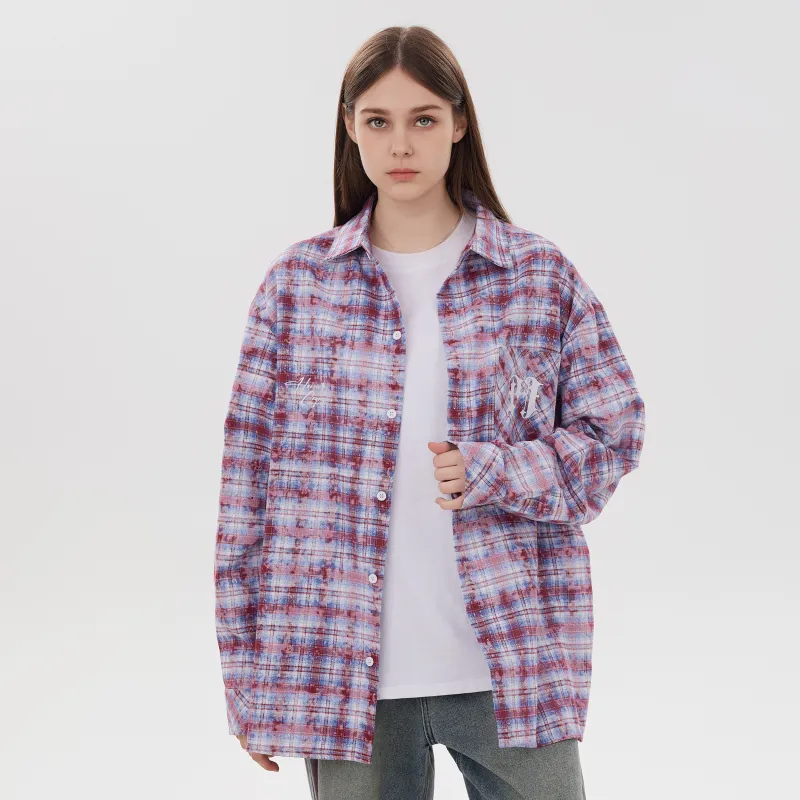 Paddy Julia Shirt Unisex Red Plaid-5
