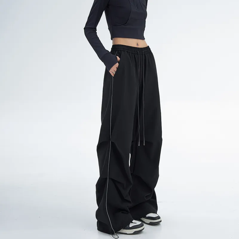 Paddy Julia Casual Pants Unisex Black-3