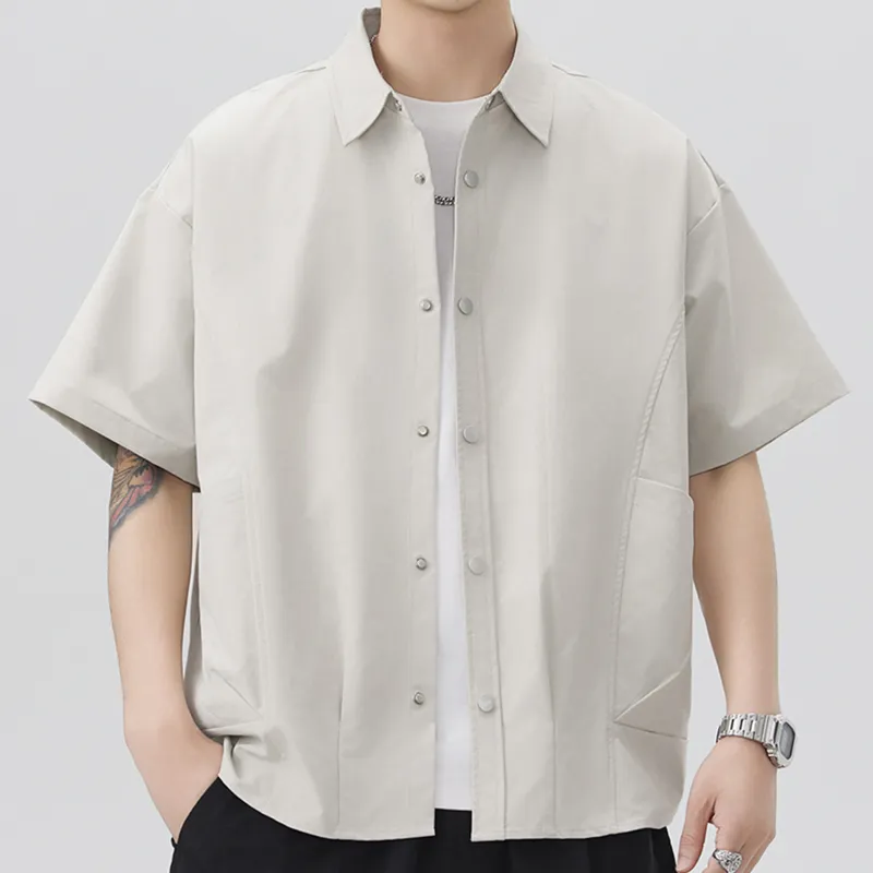 TESTUNG Fashion Minimalist Style Shirt Unisex-14