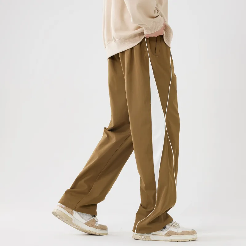 paddy julia Stitchwork Reflective Stripes Unisex Casual Pants-2