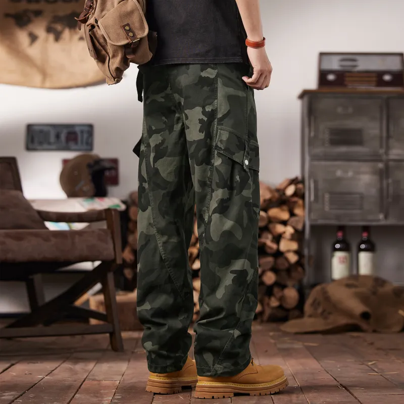 Paddy Julia Cargo Pants Unisex Camouflage-3