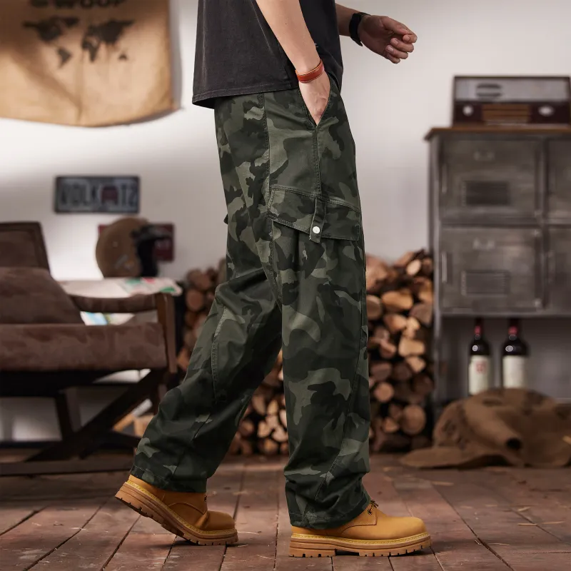 Paddy Julia Cargo Pants Unisex Camouflage-5