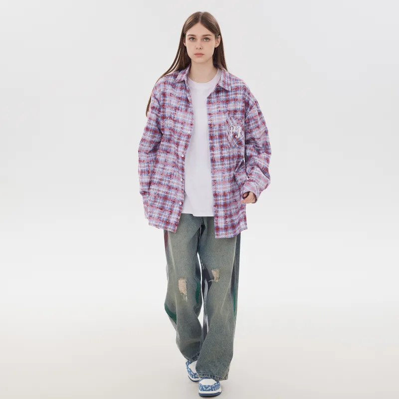 Paddy Julia Shirt Unisex Red Plaid-3