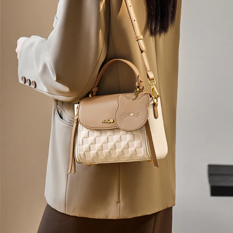 Narandu Handbags Ecru & Apricot-1