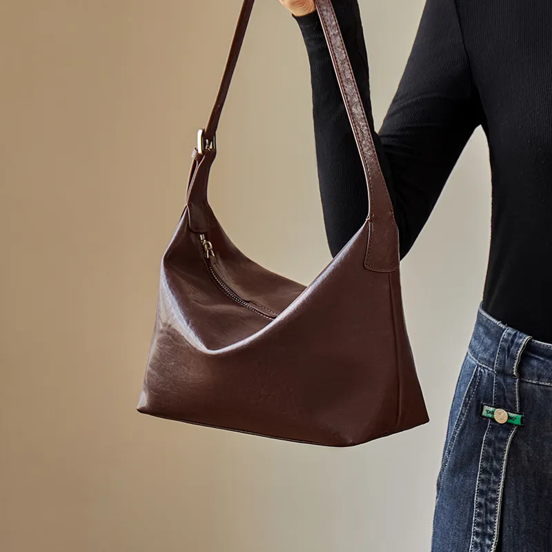 Narandu Cow Leather Patchwork Synthetic Leather Tote Bag Shoulder Bag Women's Multicolor-7