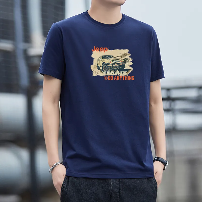 JEEP SPIRIT Set in Sleeve T Shirt Men's-16