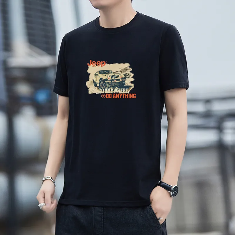 JEEP SPIRIT Set in Sleeve T Shirt Men's-2