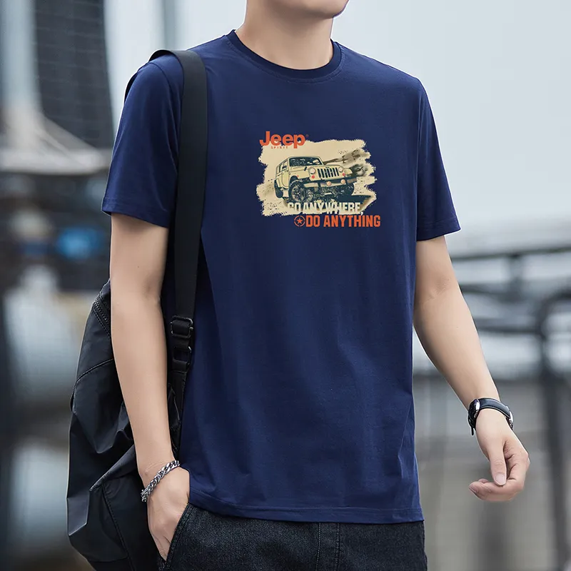 JEEP SPIRIT Set in Sleeve T Shirt Men's-17
