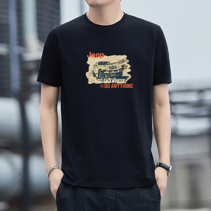 JEEP SPIRIT Set in Sleeve T Shirt Men's-1