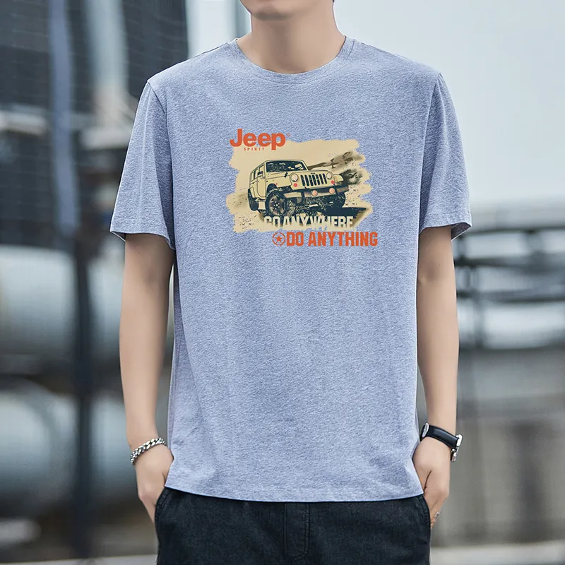 JEEP SPIRIT Set in Sleeve T Shirt Men's-9