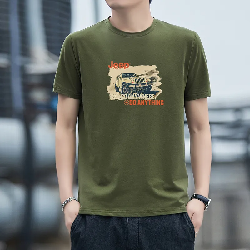 JEEP SPIRIT Set in Sleeve T Shirt Men's-13