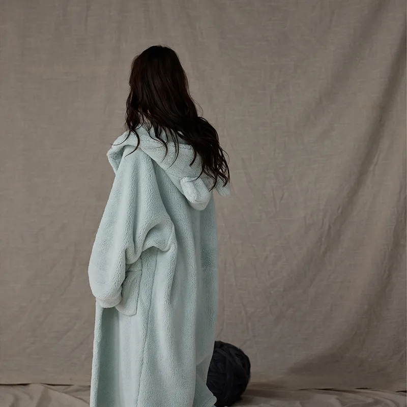 Jovini Pajama Robe Women's Light Blue-2