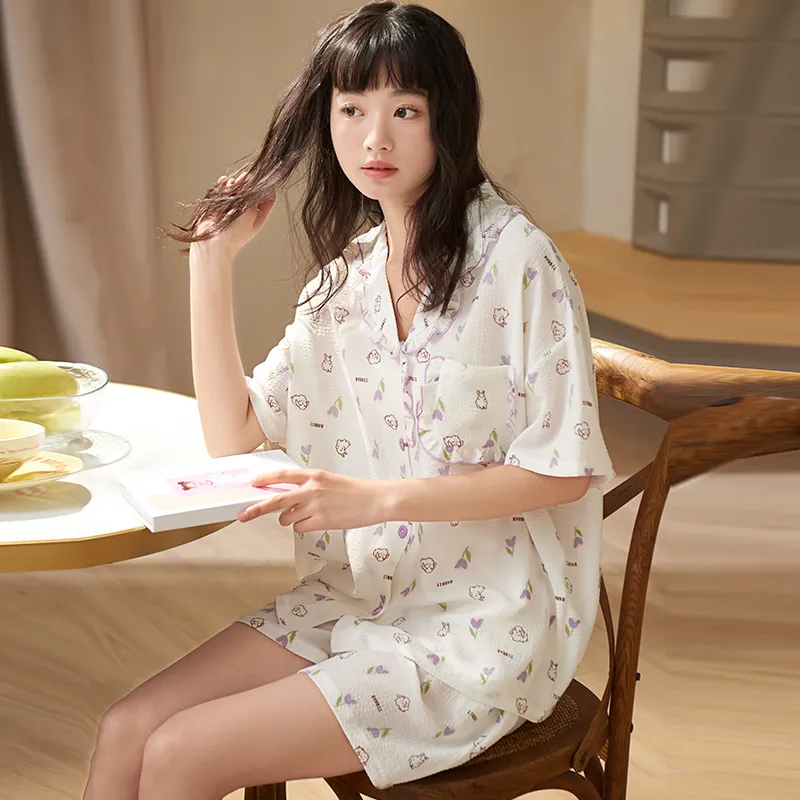Jovini Pajama Set Women's Gift Box Set Ecru-4