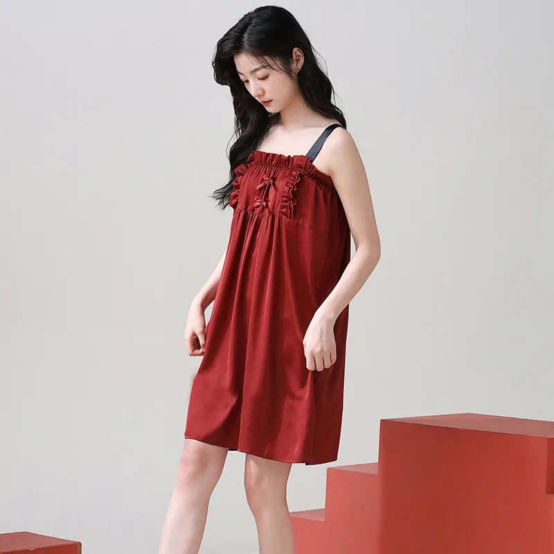 Jovini Nightgown Women's Gift Box Set Red-1