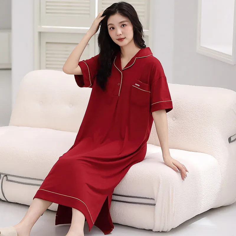 Jovini Nightgown Women's Gift Box Set Red-1