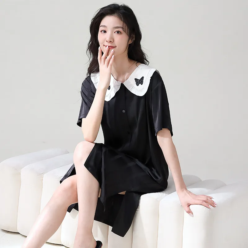 Jovini Nightgown Women's Gift Box Set Black-1