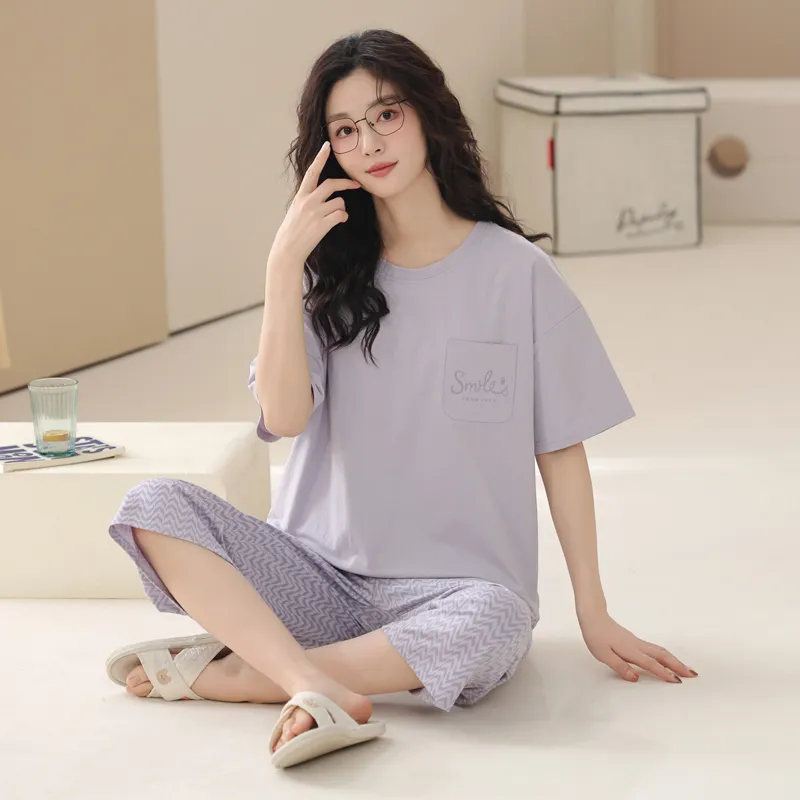 Jovini Pajama Set Women's Light Purple-6