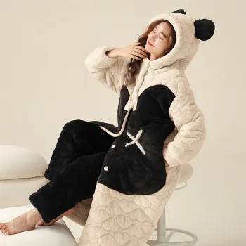 Jovini Pajama Robe Women's Apricot