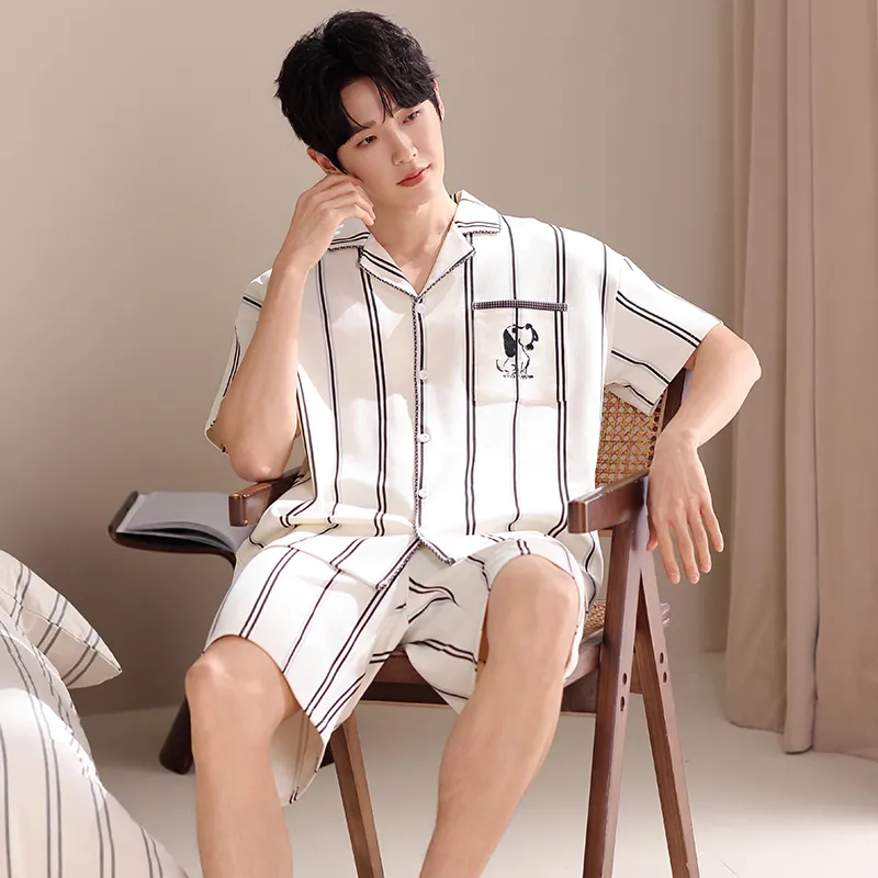 Jovini Pajama Gift Boxes Men's Ecru-2